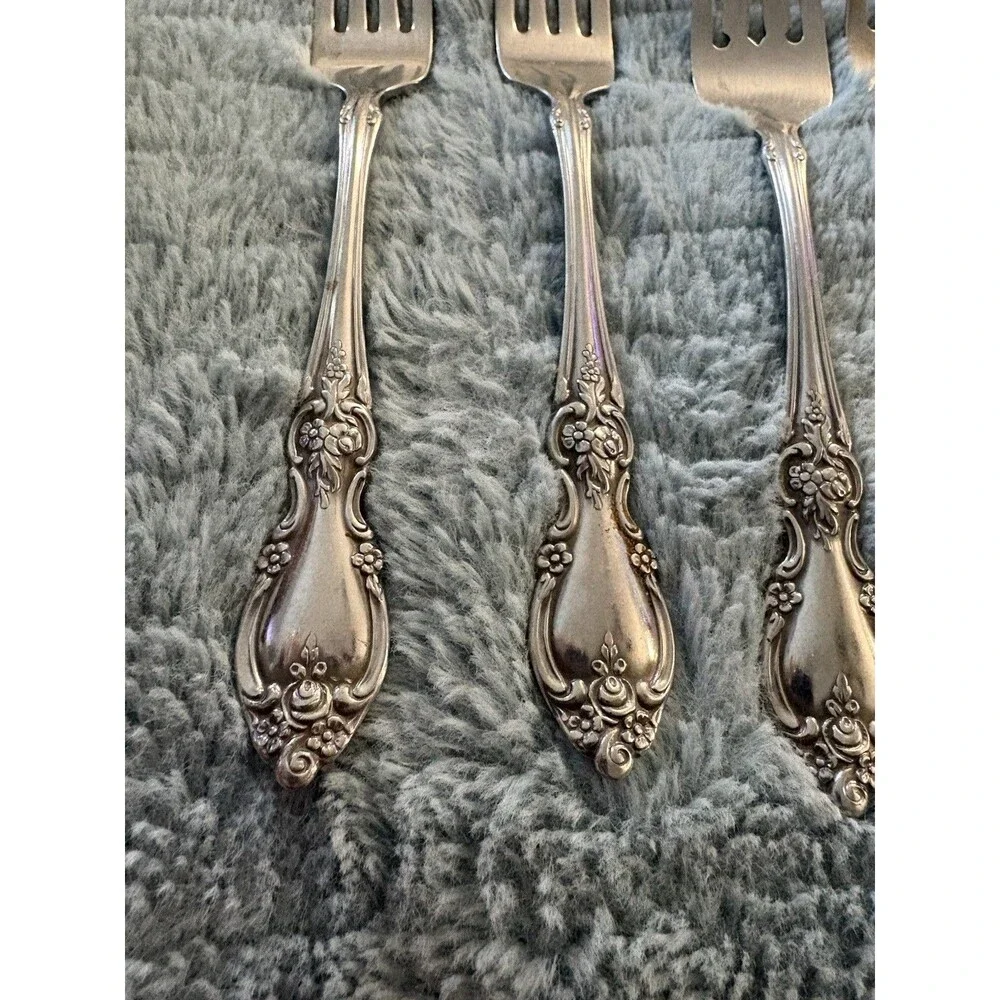 Lot Of 4 Forks Oneida Community Stainless LOUISIANA
